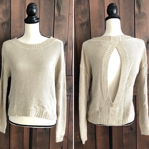 RD Style Sweaters - RD STYLE Avalon Open Back Pullover